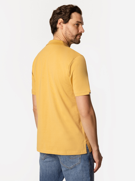 Koszulka polo męska Lee Cooper Alfi-4146 L Musztardowa (5905991724216) - obraz 2