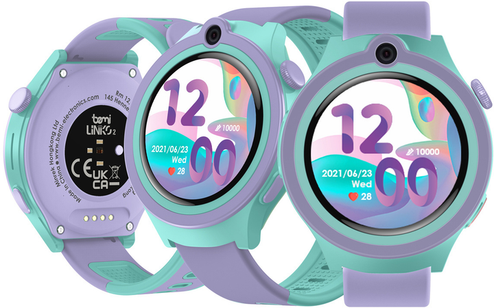 Дитячий смарт-годинник Bemi Linko 2 Purple (6972689174669) - зображення 8
