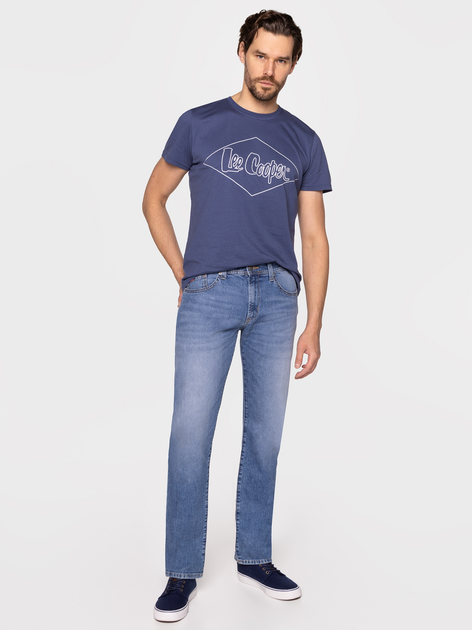 Jeansy regular fit męskie Lee Cooper Harry-2017 33-30 Niebieskie (5905991744573) - obraz 3