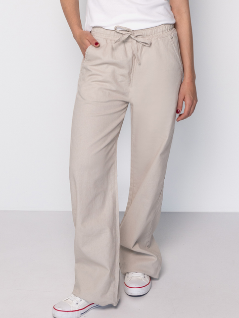 Spodnie regular fit damskie Lee Cooper Liana-3600 L Beżowe (5905991724957) - obraz 1