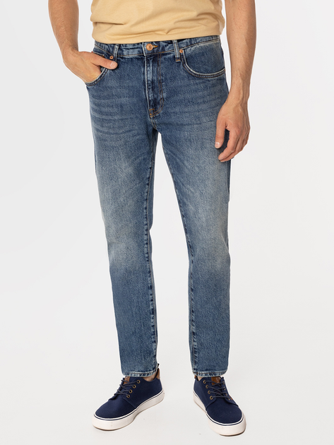 Jeansy slim fit męskie Lee Cooper London-1087 32-32 Niebieskie (5905991745303) - obraz 1