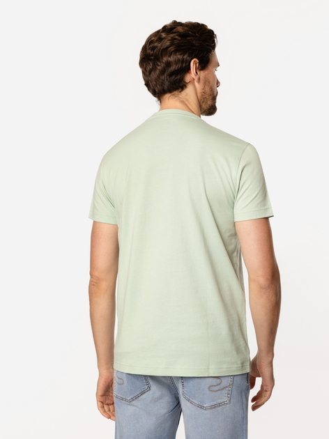 Футболка бавовняна довга чоловіча Lee Cooper Classic-1160 2XL Зелена (5905991727194) - зображення 2