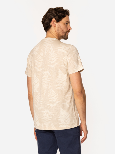 Футболка бавовняна довга чоловіча Lee Cooper Fern-3170 XL Персикова (5905991727880) - зображення 2