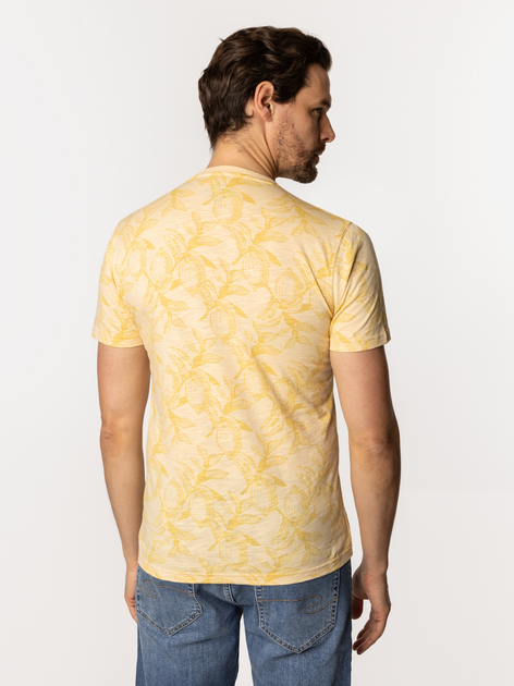 T-shirt męski z nadrukiem bawełniany Lee Cooper Lemon-3170 M Żółty (5905991727705) - obraz 2