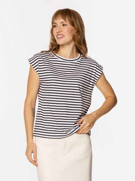 T-shirt damski w paski Lee Cooper Lola-4160 M Granatowy (5905991729501) - obraz 3