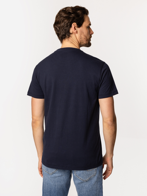 T-shirt męski z nadrukiem bawełniany Lee Cooper London7-1160 S Czarny (5905991726715) - obraz 2