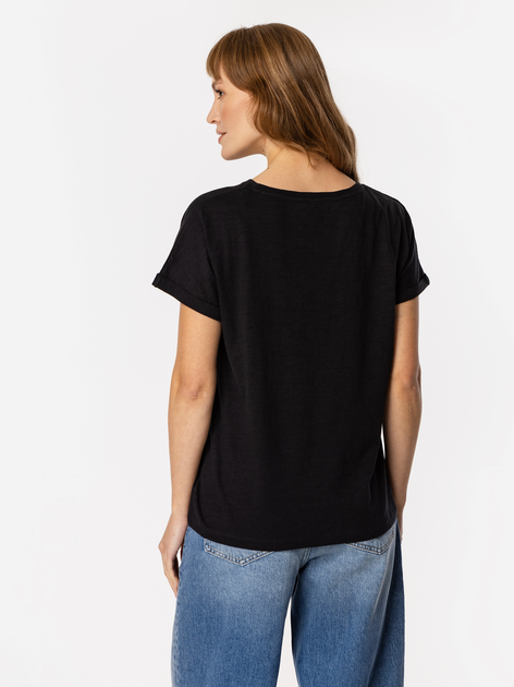 Футболка бавовняна жіноча Lee Cooper Lydia-8317 S Чорна (5905991728603) - зображення 2