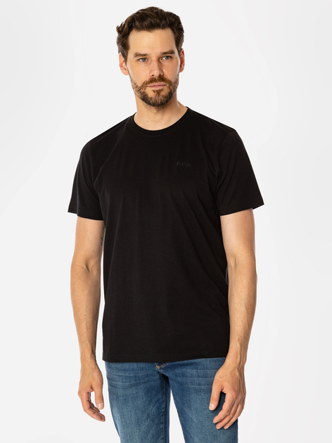 T-shirt męski basic bawełniany Lee Cooper Obutch-875 L Czarny (5905991735984) - obraz 1
