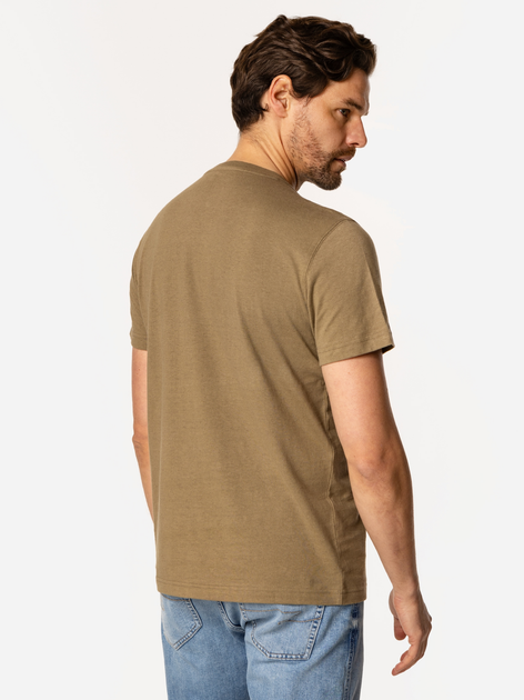Футболка бавовняна довга чоловіча Lee Cooper Oslo-8515 XL Хакі (5905991728146) - зображення 2