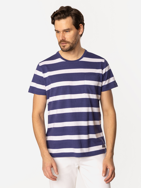 Футболка бавовняна довга чоловіча Lee Cooper Pocket3-8515 2XL Фіолетова (5905991728078) - зображення 2
