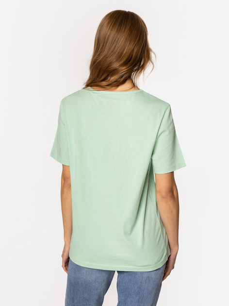 T-shirt damski basic bawełniany Lee Cooper Sia-9505 M Zielony (5905991736776) - obraz 2