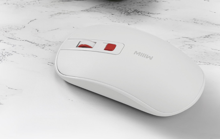 Мышь беспроводная Xiaomi MiiiW Wireless Mute Mouse Lite PM21 (MW23M21) белая - изображение 3