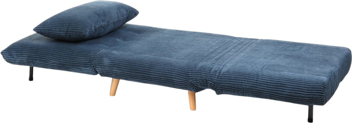 Крісло-ліжко HOMLA Solace односпальне з функцією сну 83 x 91 x 84 см Blue (5904183871615) - зображення 4