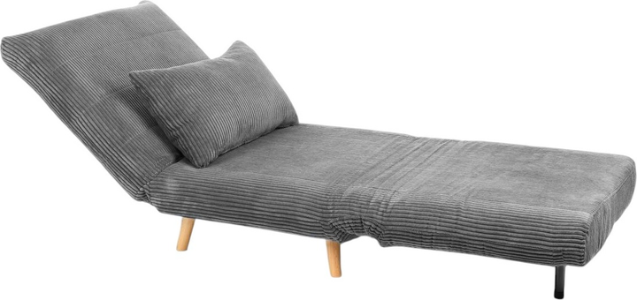 Крісло-ліжко HOMLA Solace односпальне з функцією сну 83 x 91 x 84 см Grey (5904183871639) - зображення 4