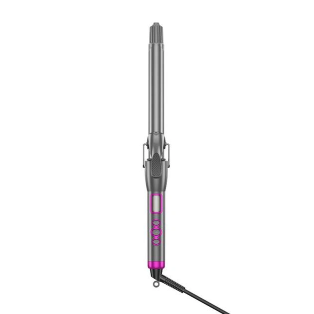 Электрическая плойка для волос Hoco HP43 с цифровым дисплеем, 120–220°C gray - Фото 1 Электрическая плойка для волос Hoco HP43 с цифровым дисплеем, 120–220°C gray - изображение 1