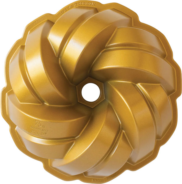 Forma do pieczenia babki Nordic Ware Bundt złota 27 cm (0011172955777) - obraz 3