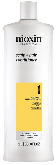 Odżywka do włosów Nioxin System 1 przeciw rzednięciu włosów 1000 ml (4064666898094) - obraz 1