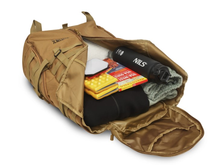 Рюкзак тактичний Nils Camp Maverick NC3903 65L Коричневий (5908261681899) - зображення 7