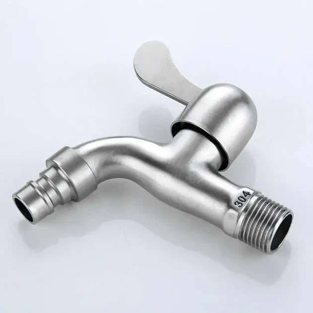 Кран поливочный Zerix BIB-002 1/2" из нержавеющей стали SUS304 (ZX5688) - изображение 3