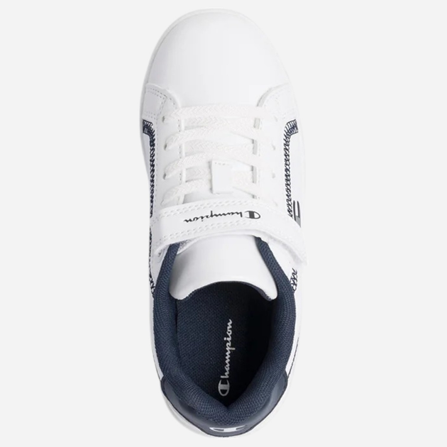 Дитячі кросівки для дівчинки Champion Alex B PS S32861-WW002 29.5 (12C US) Білі/Чорні (8058132521049) - зображення 4