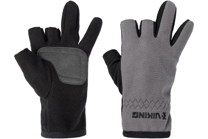 Перчатки Viking Fishing Ice Master Gloves M (fleece) 3 cut finger, цвет:grey-graphite (9691800302) - Фото 1 Перчатки Viking Fishing Ice Master Gloves M (fleece) 3 cut finger, цвет:grey-graphite (9691800302) - изображение 1