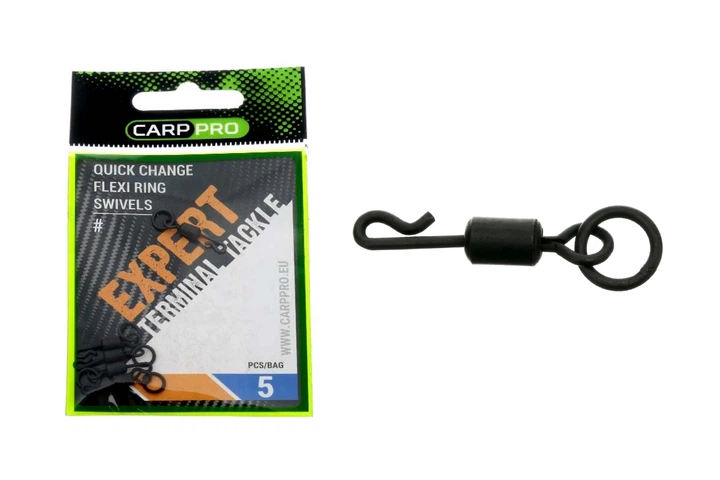 Вертлюг швидкознімний Carp Pro Expert Terminal Tackle #4 (5 шт/уп) (7808018001) - Фото 1 Вертлюг швидкознімний Carp Pro Expert Terminal Tackle #4 (5 шт/уп) (7808018001) - зображення 1