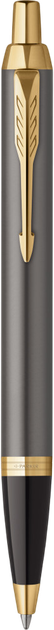 Кулькова ручка Parker IM Grey Lacquer (3026982146137) - зображення 1