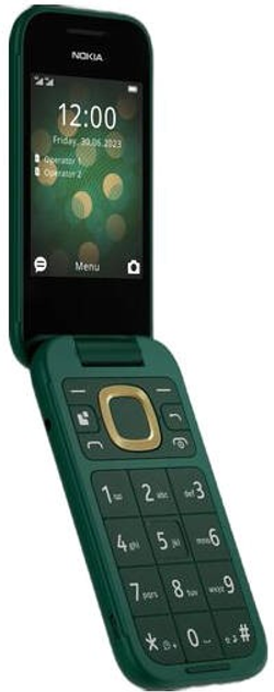 Мобільний телефон Nokia 2660 DualSim Green + док-станція (5908265536966) - зображення 4