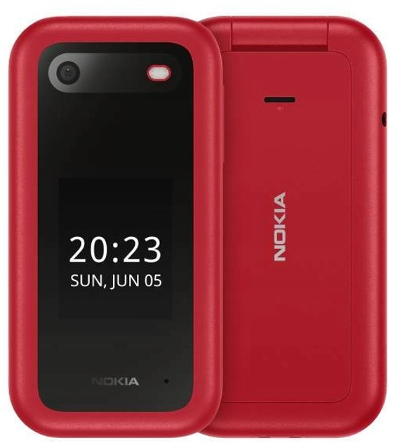 Мобільний телефон Nokia 2660 DualSim Red + док-станція (5908265518047) - зображення 1