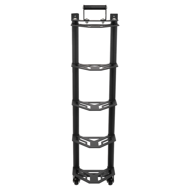Стойка горизонтальная для бамперных блинов дисков передвижная Bumper Plate Rack MDbuddy TA-1691 - изображение 5