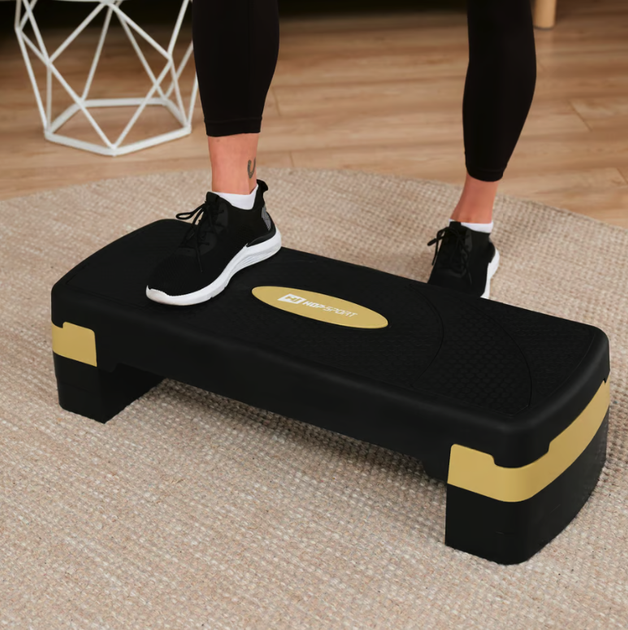 Степ платформа Hop-Sport HS-PP033AS чорно-золота - зображення 10