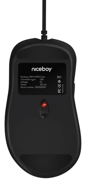 Миша Niceboy ORYX M300 Duke USB Black (8594182424355) - зображення 3