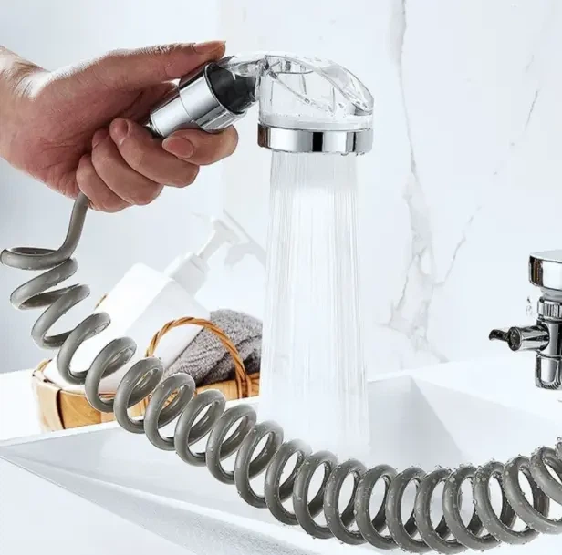 Душевая система на умывальник с турмалином Modified Faucet With external Shower - изображение 4