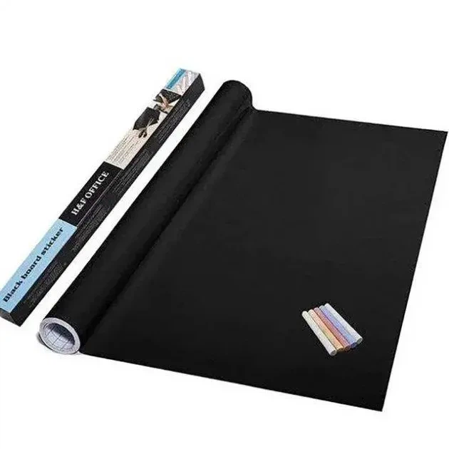 Самоклеющаяся пленка для рисования мелом Black Board Sticker - изображение 3