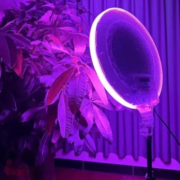 Круглая светодиодная лампа 45см RGB-LED Fill Light GS-450 цветная с пультом для фото и видео - Фото 4 Круглая светодиодная лампа 45см RGB-LED Fill Light GS-450 цветная с пультом для фото и видео - изображение 4