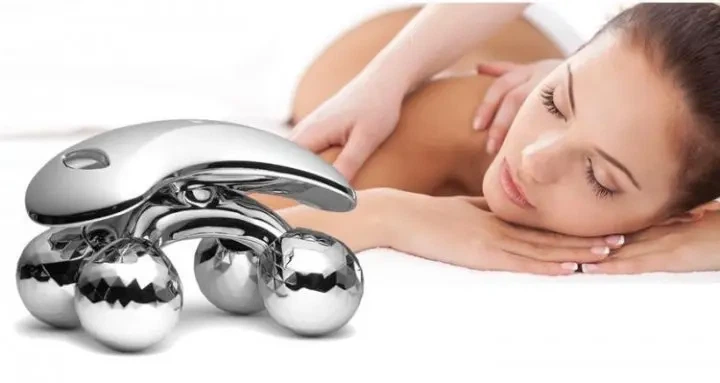 Массажер для тела 4D Massager роликовый лифтинговый массажер 15 х 12 х 9 см вес 267 г нержавеющая сталь - изображение 3