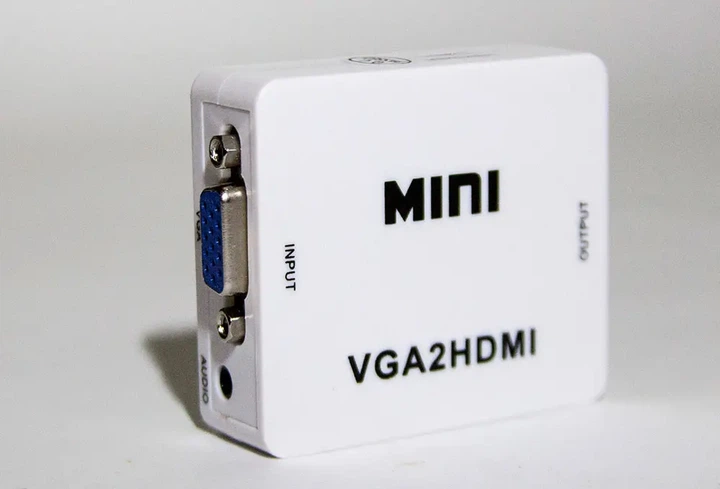 Перехідник VGA на HDMI конвертер з аудіо та зовнішнім живленням VGA2HDMI - Фото 4 Перехідник VGA на HDMI конвертер з аудіо та зовнішнім живленням VGA2HDMI - зображення 4