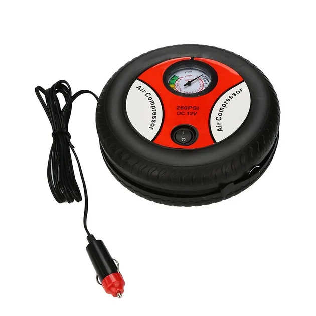 Компрессор Автомобильный AIR COMPRESSOR 260PSI DC-12V красный - изображение 2