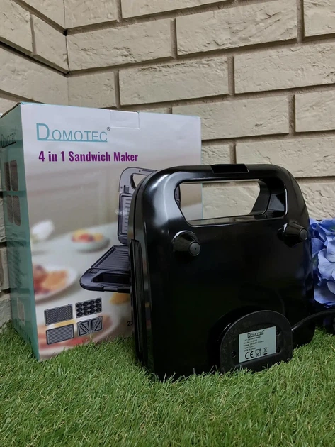 Вафельница-сендвичница 4в1 Domotec SI-234B 1200w - изображение 2