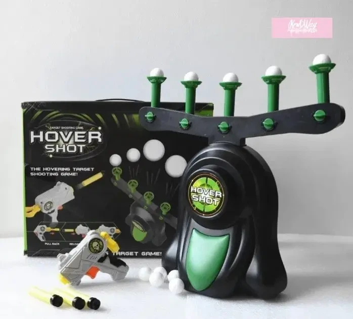 Воздушный тир детский игровой набор Hover Shot стрельба по парящим шарикам 34x43.5 см вес 1195 грамм - Фото 4 Воздушный тир детский игровой набор Hover Shot стрельба по парящим шарикам 34x43.5 см вес 1195 грамм - изображение 4