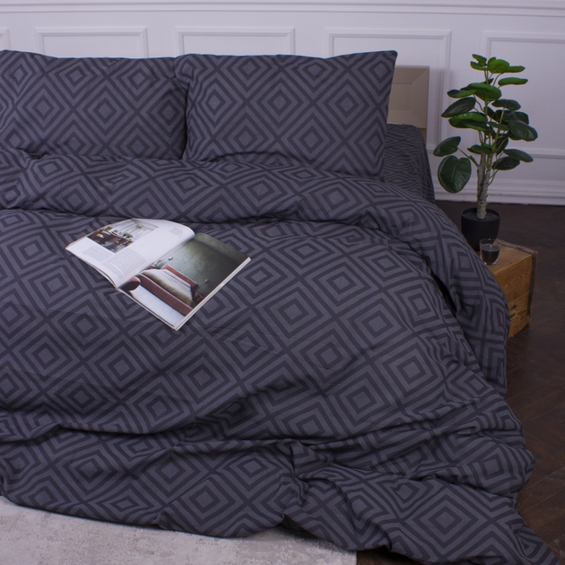Підковдра MirSon King Size 220х240 см Ranforce Elite 17-0625 Geometry Graphite від Rozetka на платформі USKIDKA Акція на Підковдра MirSon King Size 220х240 см Ranforce Elite 17-0625 Geometry Graphite від Rozetka