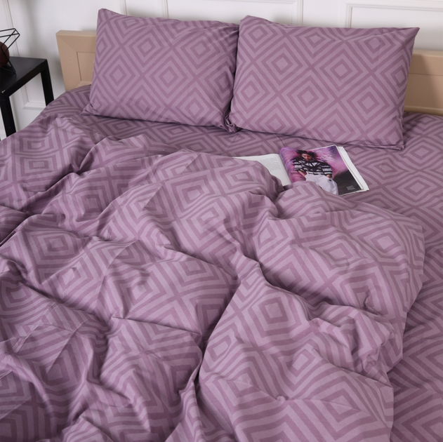 Підковдра MirSon King Size 220х240 см Бязь 17-0626 Geometry Purple від Rozetka на платформі USKIDKA Акція на Підковдра MirSon King Size 220х240 см Бязь 17-0626 Geometry Purple від Rozetka