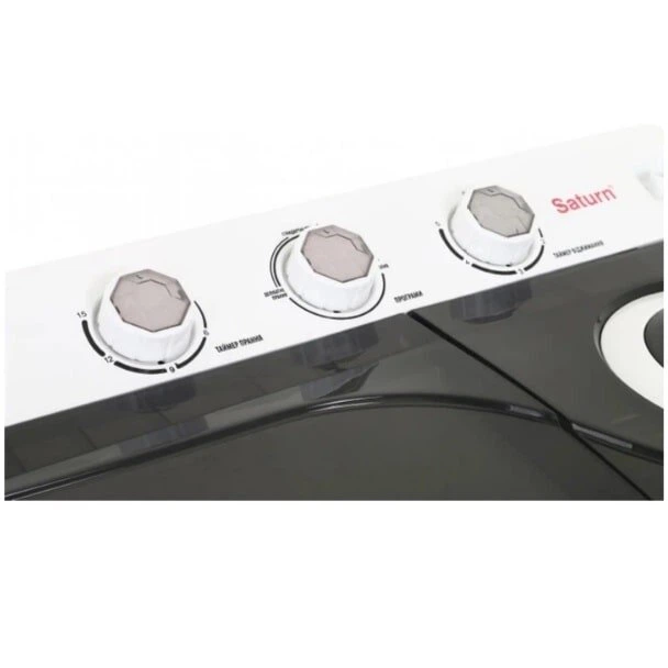 Пральна машина напівавтомат SATURN ST-WM0624 Black - зображення 2