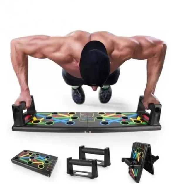 Дошка для віджимань Foldable Push Up Board 14 в 1 упор для віджимань підставки для віджимань - Фото 6 Дошка для віджимань Foldable Push Up Board 14 в 1 упор для віджимань підставки для віджимань - зображення 6