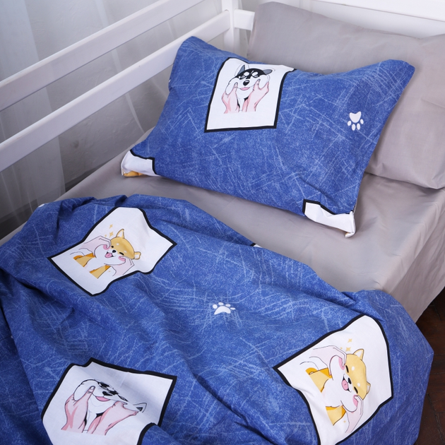Простирадло MirSon 150х220 см Kids Time 17-0575-1 Husky Dog бязь від Rozetka на платформі USKIDKA Акція на Простирадло MirSon 150х220 см Kids Time 17-0575-1 Husky Dog бязь від Rozetka