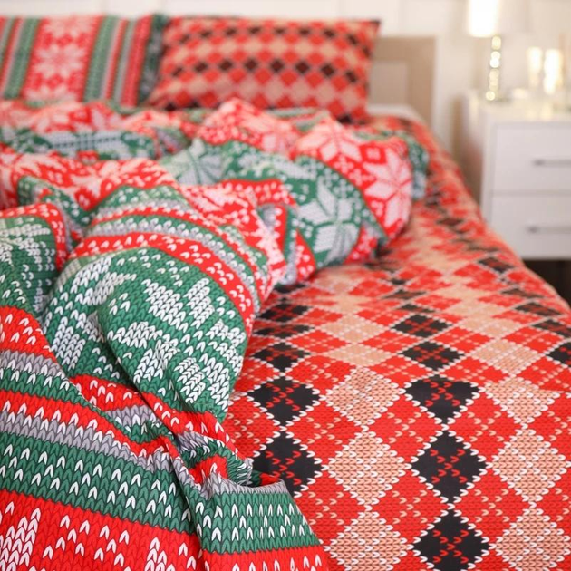 Простирадло MirSon Бязь 17-0659 Christmas 150х220 см від Rozetka на платформі USKIDKA Акція на Простирадло MirSon Бязь 17-0659 Christmas 150х220 см від Rozetka