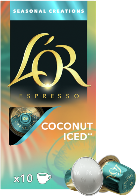 Набір кави в капсулах L’OR Espresso Iced Coconut 10 упаковок x 10 шт (100 капсул) від Rozetka на платформі USKIDKA Акція на Набір кави в капсулах L’OR Espresso Iced Coconut 10 упаковок x 10 шт (100 капсул) від Rozetka