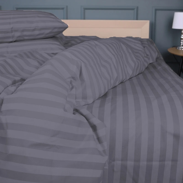 Простирадло на резинці MirSon Ranforce Elite 17-0601 Stripe Gray 90x190x25 см від Rozetka на платформі USKIDKA Акція на Простирадло на резинці MirSon Ranforce Elite 17-0601 Stripe Gray 90x190x25 см від Rozetka