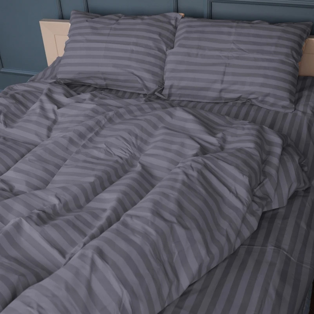 Підковдра MirSon Бязь 17-0601 Stripe Gray 200х220 см від Rozetka на платформі USKIDKA Акція на Підковдра MirSon Бязь 17-0601 Stripe Gray 200х220 см від Rozetka