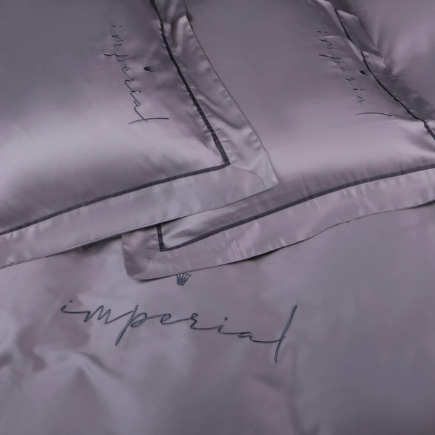 Акція на Комплект постільної білизни Mirson Полуторний 143х210 см Imperial Tencel №06 Gray від Rozetka
